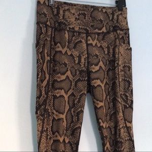 Athletic Works Snakeskin Leggings